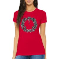 Red Women's Wreath t-shirt
