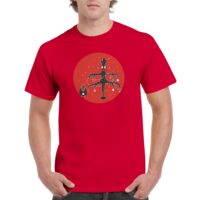 Red Unisex Monster Tshirt