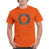 Orange Unisex Wreath Tshirt