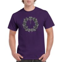 Purple Unisex Wreath Tshirt